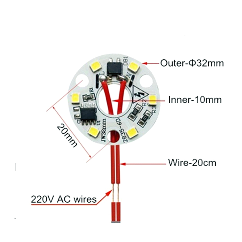 220V LED Panel Aluminum Substrate Plate MKTechnic