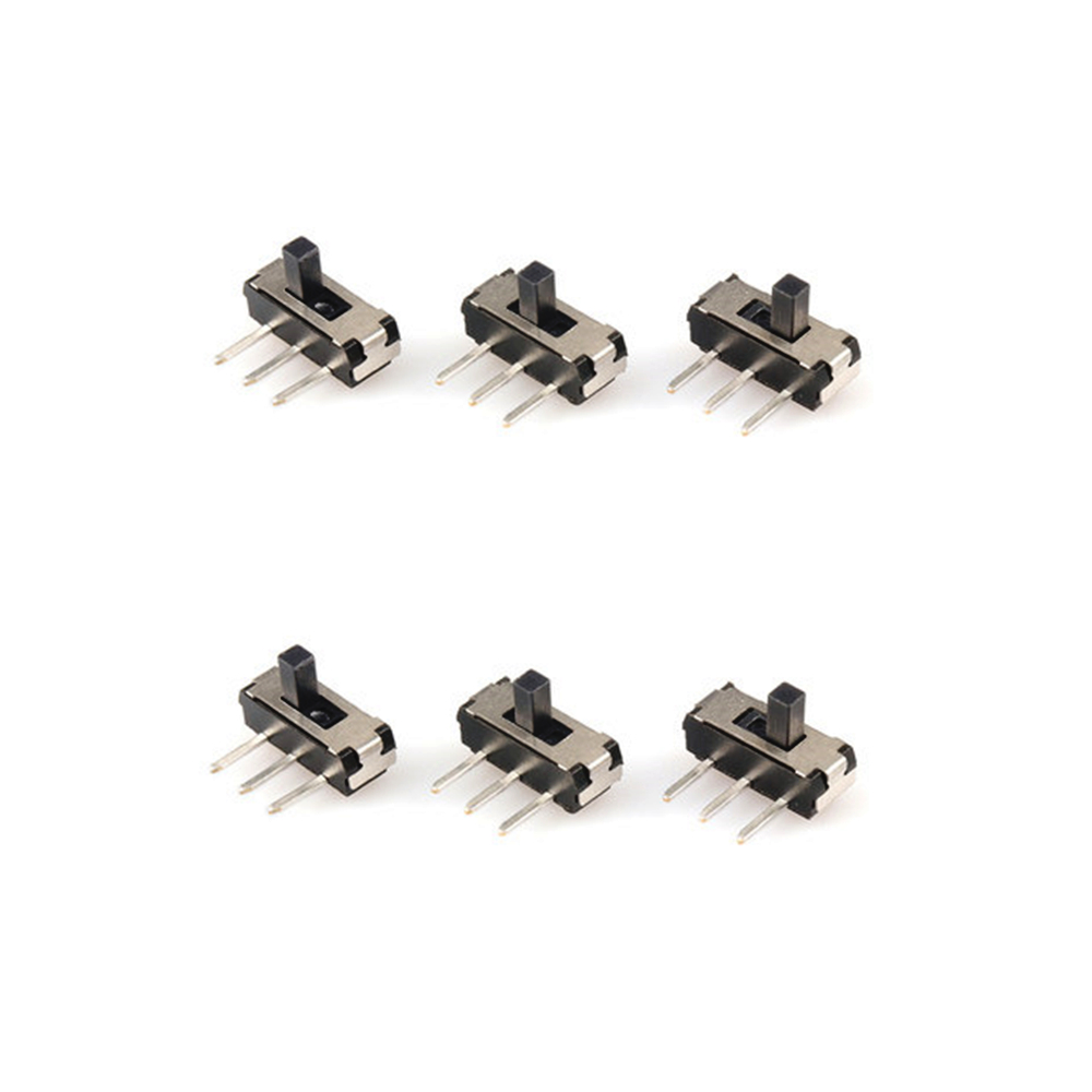 Lot De 100 Interrupteurs à Glissière Horizontaux 5 Mm SPDT 3 Broches - Pour PCB - Neuf