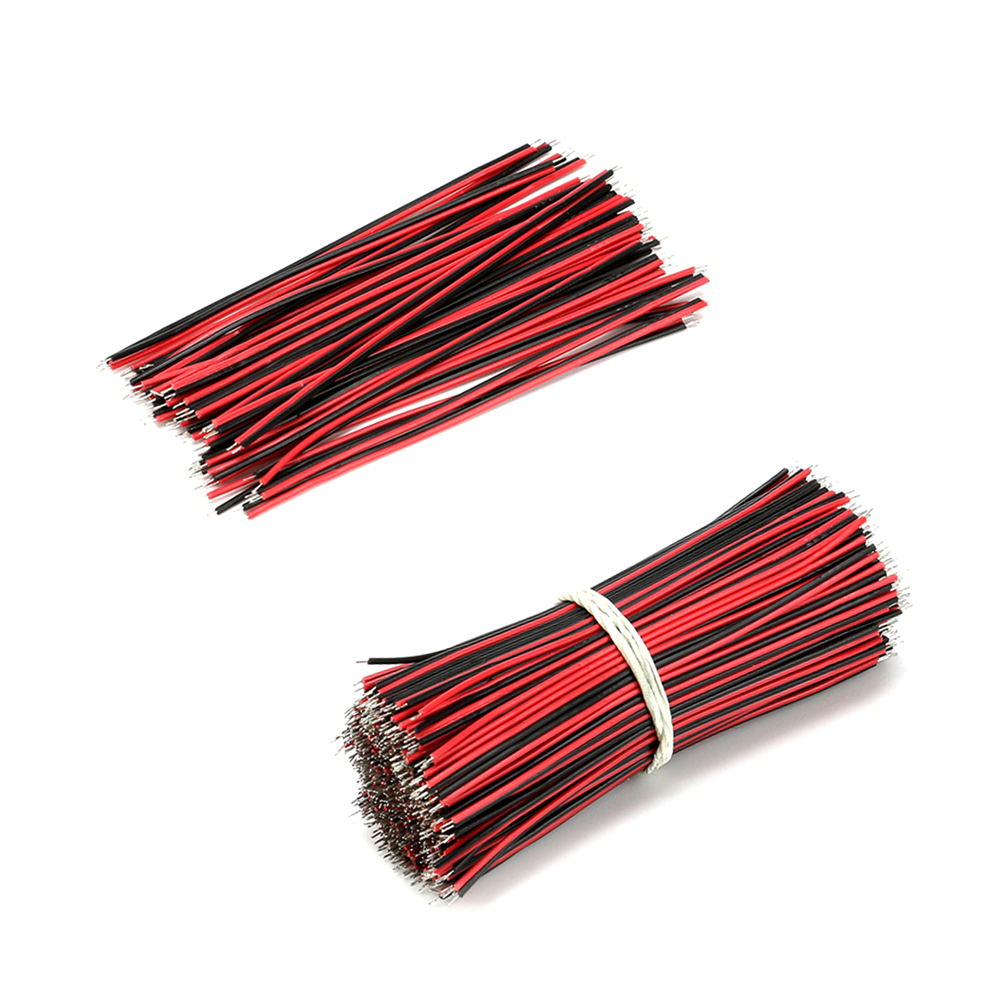 Red-Black Double-end AWG26 AWG24 AWG22 AWG20 AWG18 Stripped Joint Cable ...