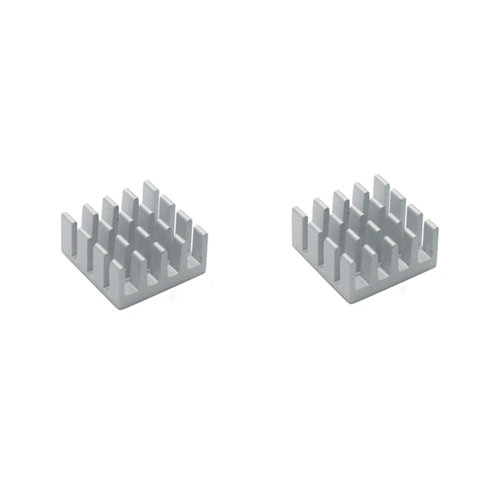 White Groove Type 14*14*7mm Aluminum Profile Cooling Fin Radiator Heat ...