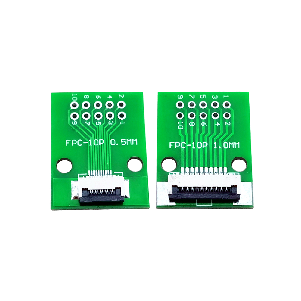 Flexible Flat Cable Connector Fpc 05 10mm 10p Breakout Board • Mktechnic 8990